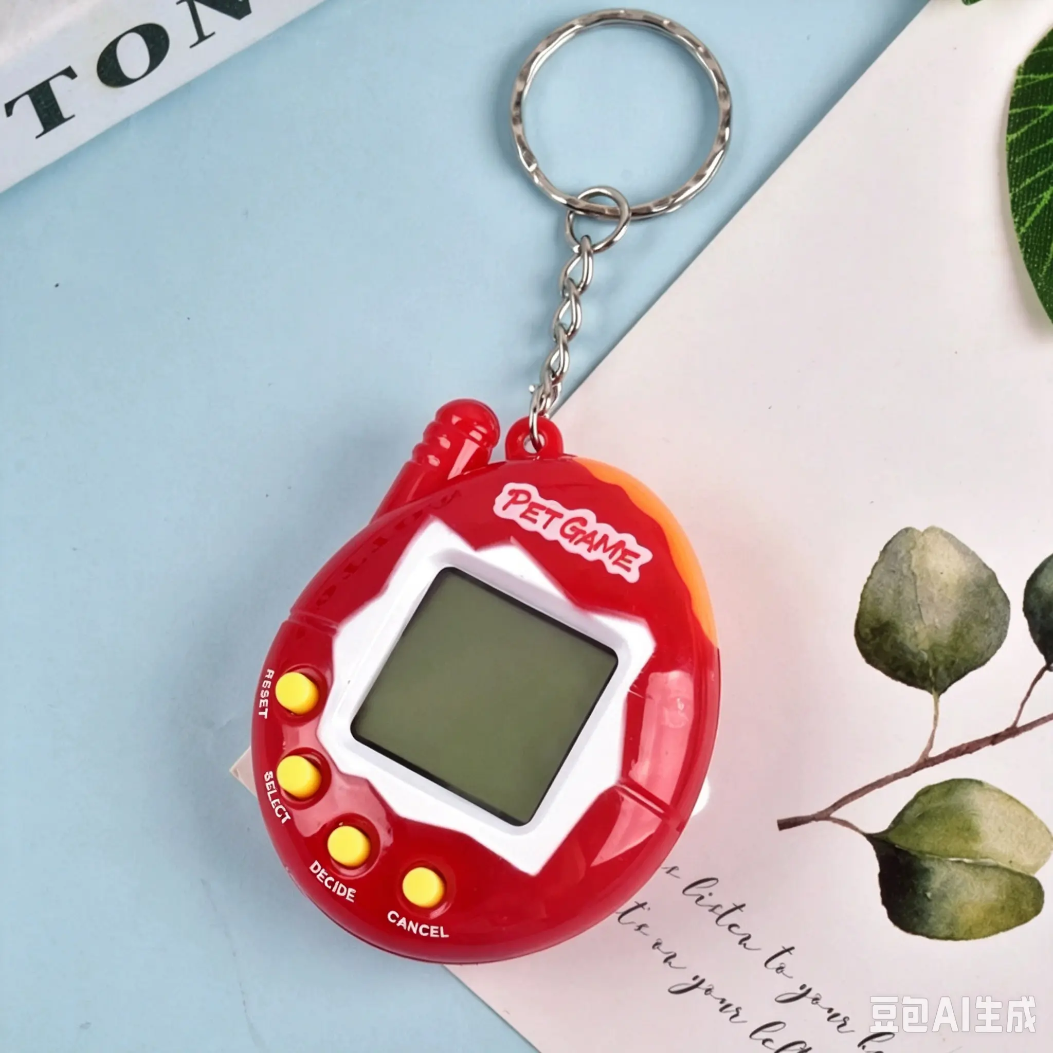 Handheld Mini Virtual Pet Game Console - Electronic Pet Keychain Toy, Retro Digital Pocket Toy for Kids & Adults