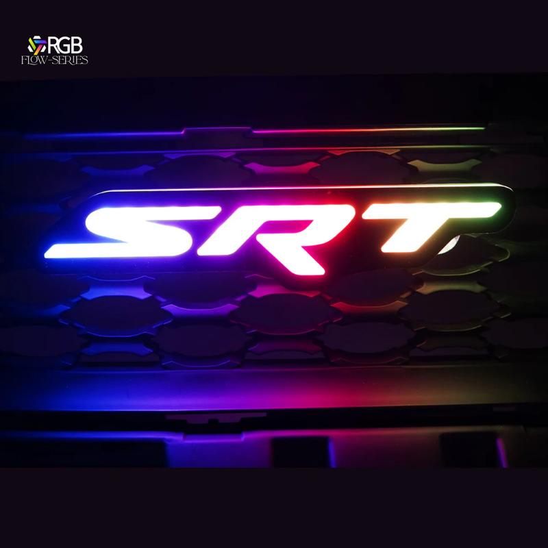 SRT Illuminated Grille Emblem (RGB Flow Series) - Bluetooth App Controlled