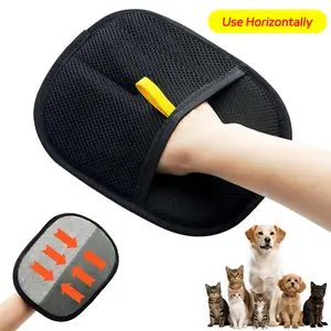 【Use Horizontally】Pet Hair Remover Glove, Electrostatic Removal Gloves for Pet Hair, Pet Hair Remover Gloves for Dog & Cat, Reusable Pet Hair Remover Glove for Carpet, Couch, Clothing, Furniture,Best gift