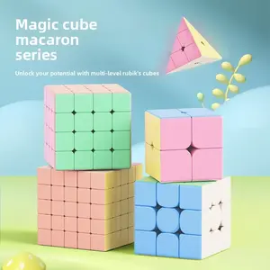 Macaron Rubik's Cube 2-3-4-5 Third Grade Competition Special Magnetic Children's Educational Toys Pyramid Decompression Variety