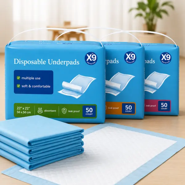 X9 Senior puppy training pad, super absorbent and leak-proof disposable 50 pet care pads, available in 3 sizes