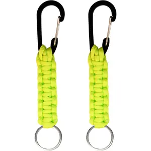 Paracord  Carabiner Clip, D Ring Lanyard Hanger  Hook for Water Bottle, Key, Backpacks, Men, Women