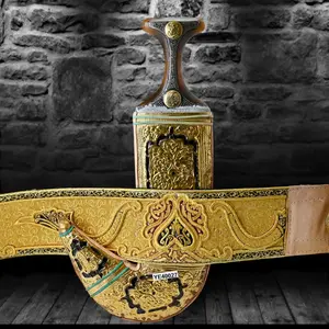 Golden Yemeni Janbiyah YE40027- جنبية ذهبي