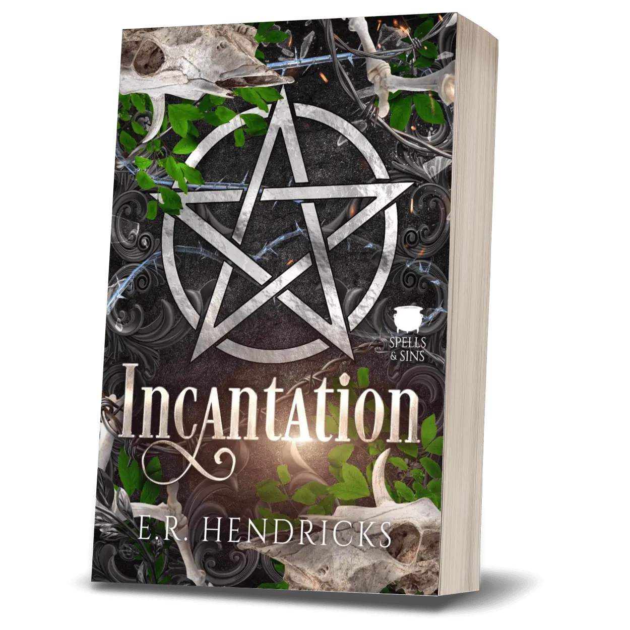 E.R. Hendricks Incantation Signed Paperback - Spells & Sins Series - A Crazy Adventure with Piper and Her Four Mates - Preorder