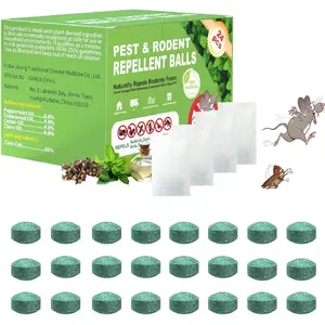 Mouse Rodent Repellent, 24 Pack Peppermint Oil Mice Repellent for Mice & Rats, Natural Deterrent for Home, Kitchen, Garage, Indoor & Outdoor Use