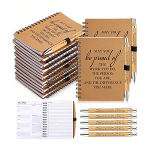 Employee Appreciation Gift Set, Thank You Notebook with Pen, Planner Notebook, Mini Spiral Journal, Bulk Gifts for Veterinary Technicians, Medical Assistants, Spiral Bound Notepad