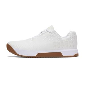 NOBULL Women's Outwork Edge (Impact) Shoe in White Gum - OG Strength Training Shoe, Durable Gym Trainer, Lifting Sneaker