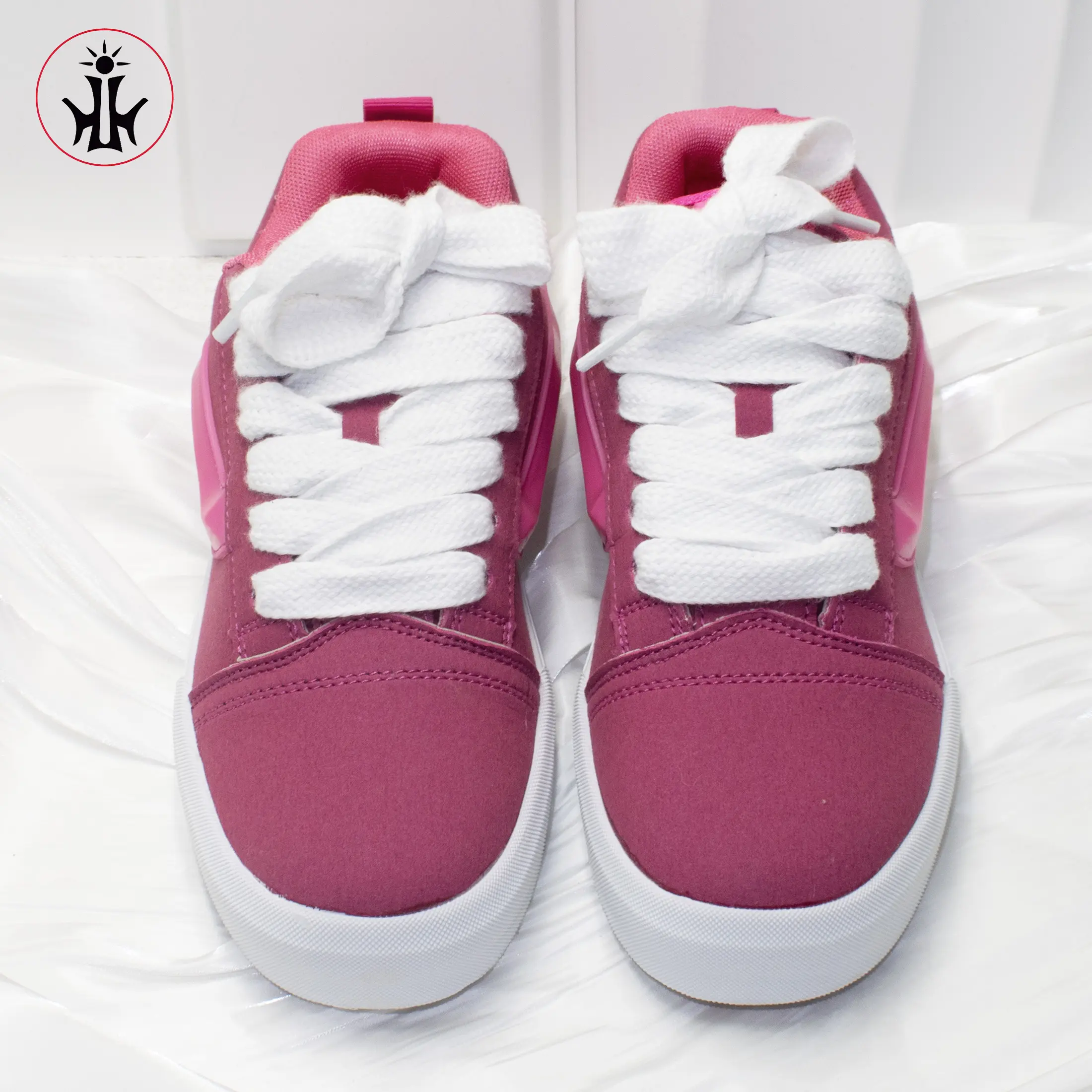 Wide Shoelaces with Thick Laces Design, Durable Cotton-Polyester Blend Shoe Accessory for Sneakers