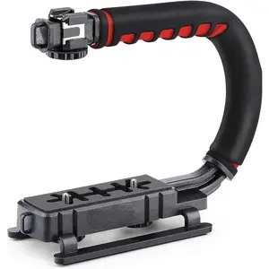 P-CPS01   Video Action Stabilizing Handle Grip Handheld Stabilizer with Cold-Shoe Mount for All DSLR Camera Camcorder