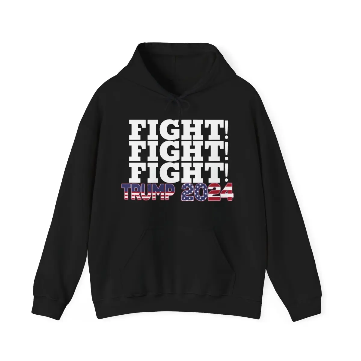 Trump 2024 Hoodie, Fight Fight Fight Hoodie, Donald Trump Sweater, MAGA Sweatshirt, Unisex Heavy Blend™ Hooded Sweatshirt, Election 2024 Sweater, Political Sweater, Conservative Hoodie, Conservative Gift, Gift For Dad