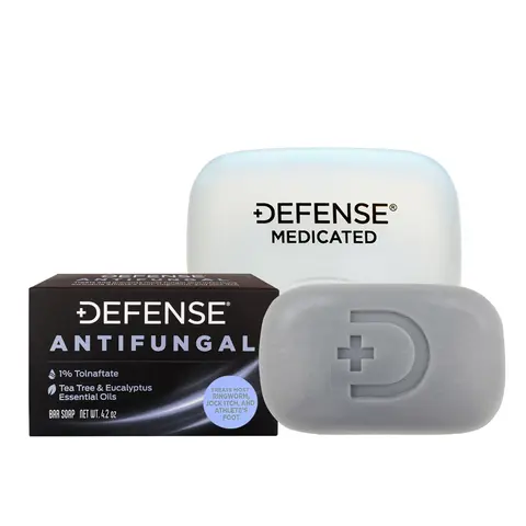 Defense Soap Antifungal Bar Soap - Charcoal & Eucalyptus Body Wash - Body Care Comfort Cleansing Case Skin Repair Daily