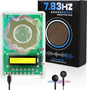 Adjustable Frequency Generator 0.01Hz-200kHz, 7.83Hz Schumann Resonance USB-C Powered Sine Wave Signal Generator with LCD Display for Healing Sleep Yoga Meditation Stress Relief