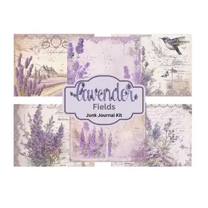 Junk Journal Digital Kit- Lavender Fields