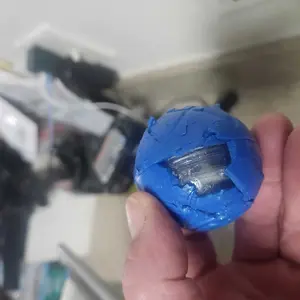 Customer photo from verified blue interactive dog ball review