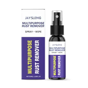 Jaysuing Metal Rust Remover 50ml - Multi-functional Polishing Agent for Car Wheel Hubs Faucets & Stainless Steel - Spray Wipe Formula