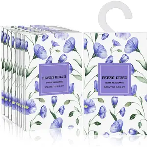 Large 12 count Linen Scented Sachets for Drawer and Closet, Long-Lasting Sachets Bags Air Freshener Fresh Scents, Hanging Potpourri Bags Home  for Lover