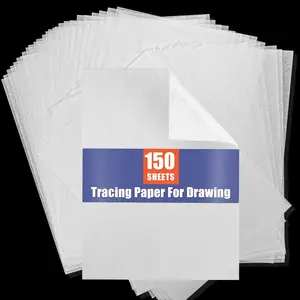 Transfer Paper Tracing Paper - Translucent for Artist Lettering Sketch Drawing for Pencil Ink Markers (Transparent)