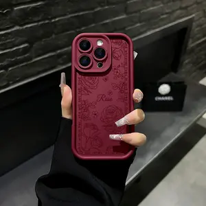 Romantic Garden Roses Design Phone Case for iPhone 17 Pro Max to 11, Ultra Slim Shockproof Cover, Lightweight Durable in Premium Color Options