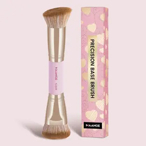 Double-ended Makeup Brush, 1 Count Professional Multifunctional Brush, Makeup Tools for Daily Makeup on Face, Gift for Women & Girl