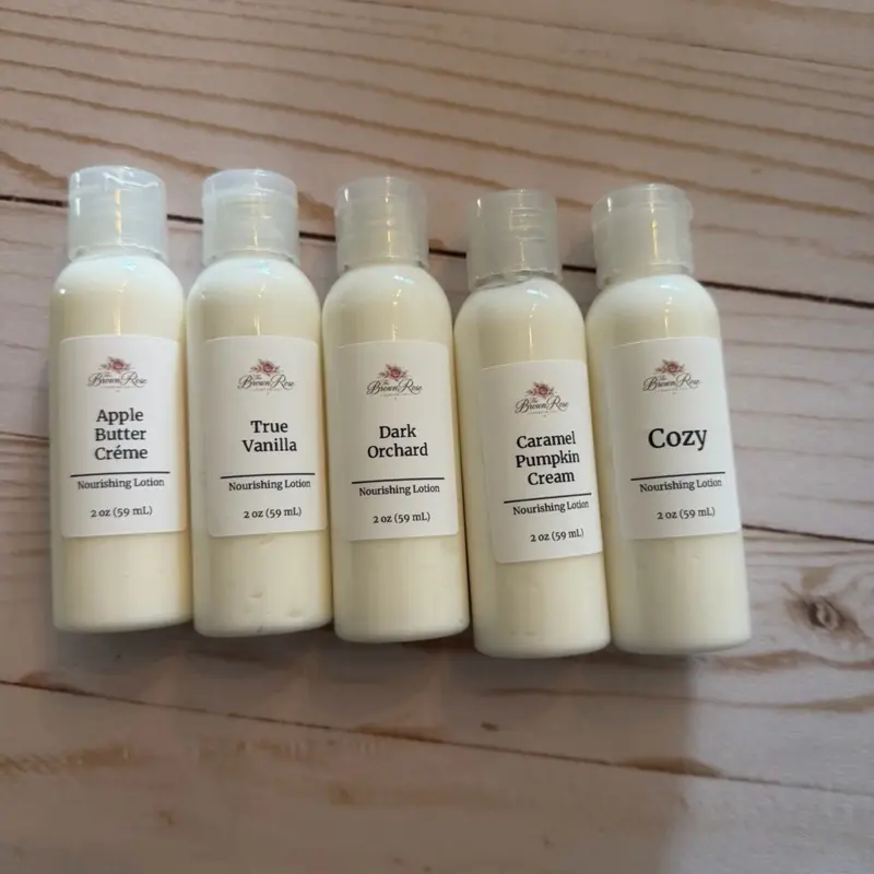 Fall Preview Hydrating Body Lotions  Set of 5 Moisturizing Skin Care for Autumn Scents