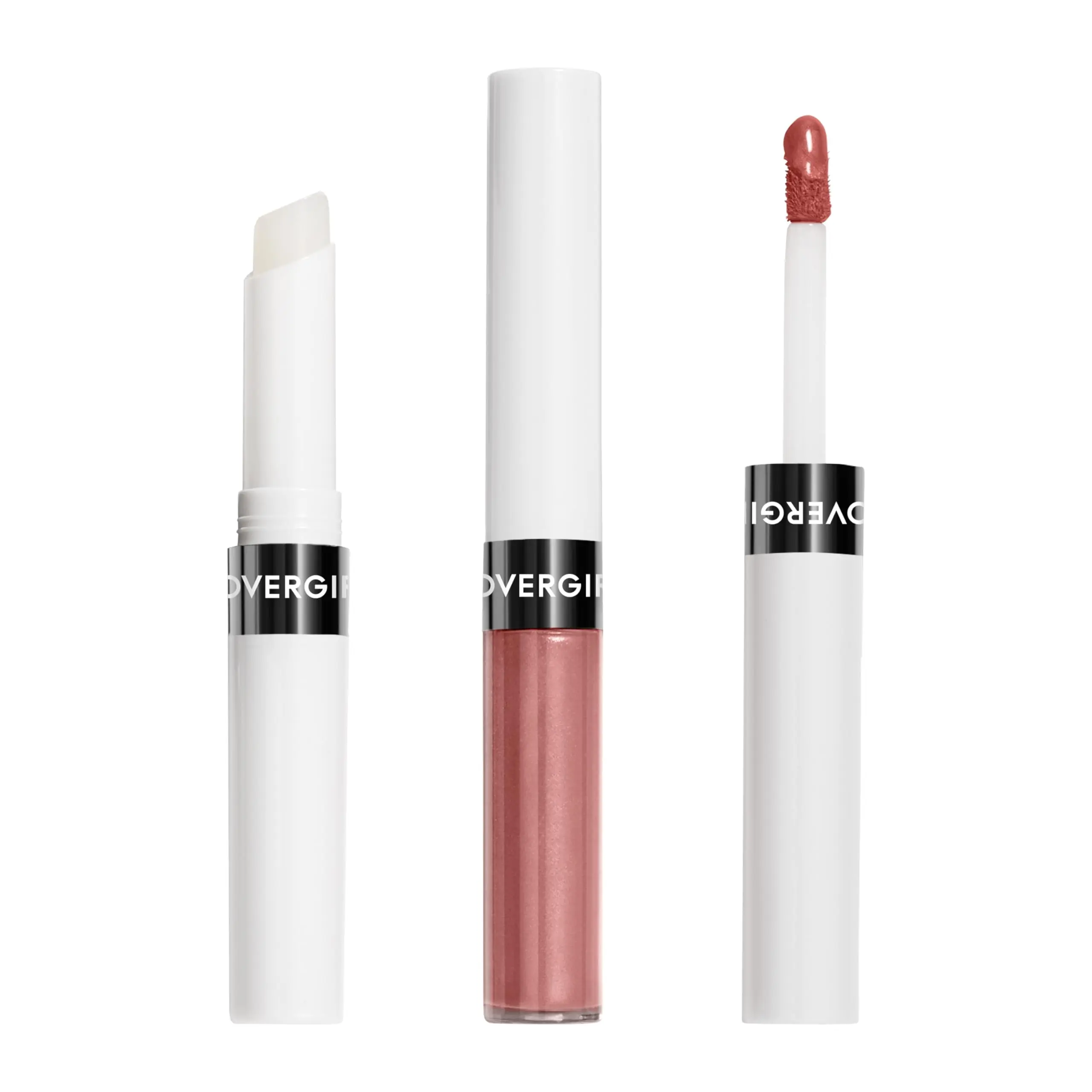2-Step Long-Lasting Liquid Lip Color with Moisturizing Topcoat | Dusty Blush Neutral Shade | Smooth Lightweight Lipstick | 1 Count