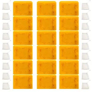 18-Pack Turmeric Soap, Deep Cleansing Soap, Moisturizing Soap for Face & Body, Body Wash & Bar Soap for Men and Women