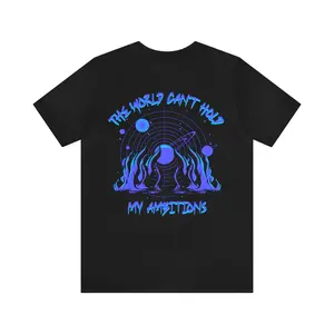 Outer Space Cosmic Ambition Graphic T-Shirt For Women's