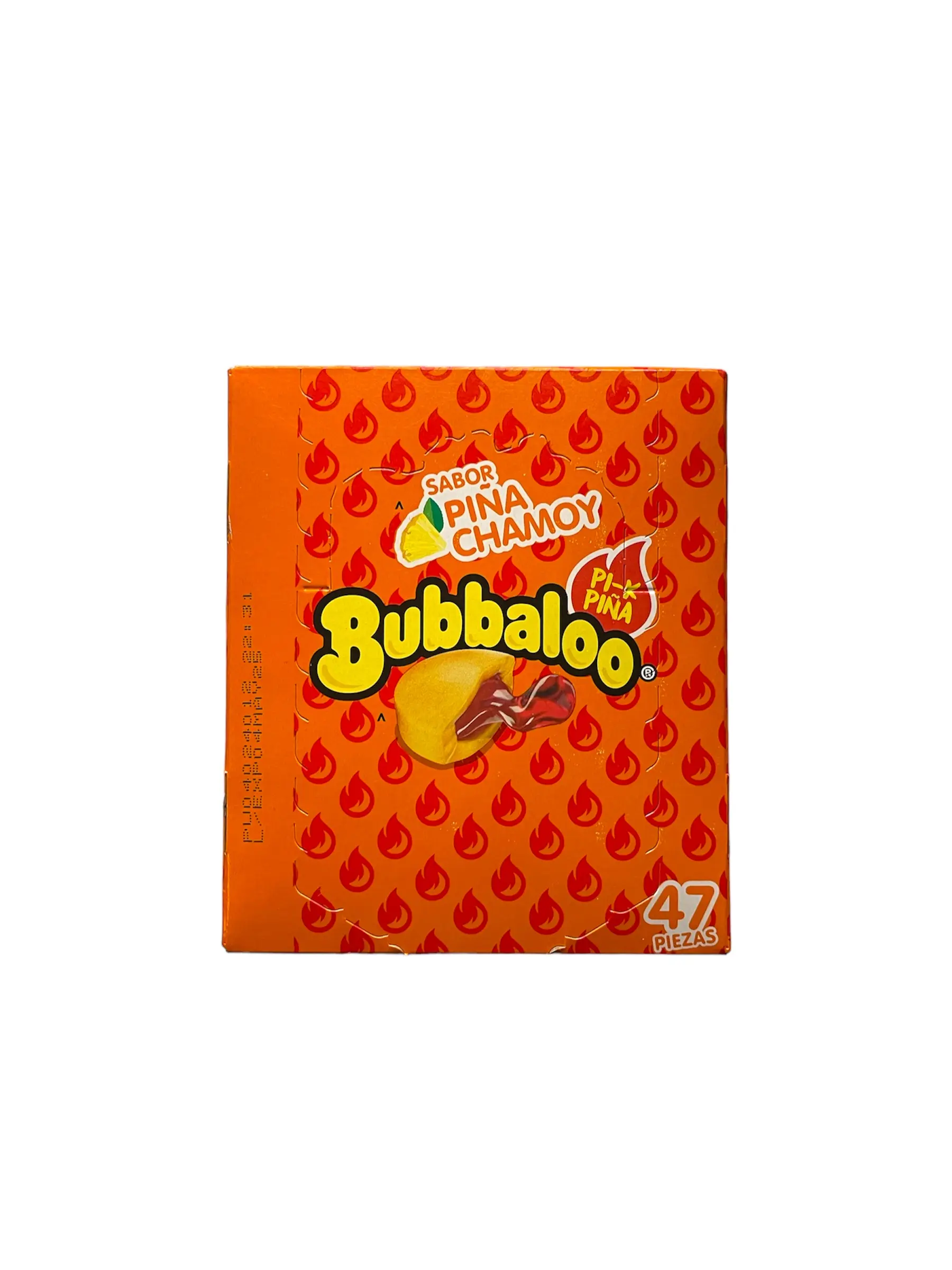 Bubbaloo Flavored Gum Sabor Pina Pineapple Favor (47 pieces)