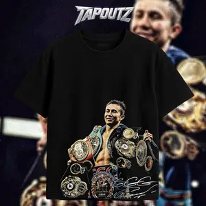 TAPOUTZ Gennady Golovkin GGG Heavy Cotton Boxing Double Sides Unisex T-shirt For Fight Fan Triple G Apparel Menswear Womenswear Gift For Fans DTG Breathable Printing Classic Soft