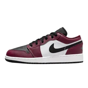 Youth Jordan 1 Low SE Dark Beetroot/Black-Roma Green (DM0589 635) (GS)