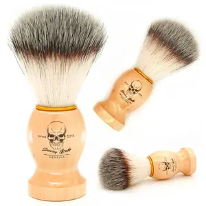 Shaving Brush for Men, Wood handle Shave Brush,Mens Shaving Cream & Soap Brush