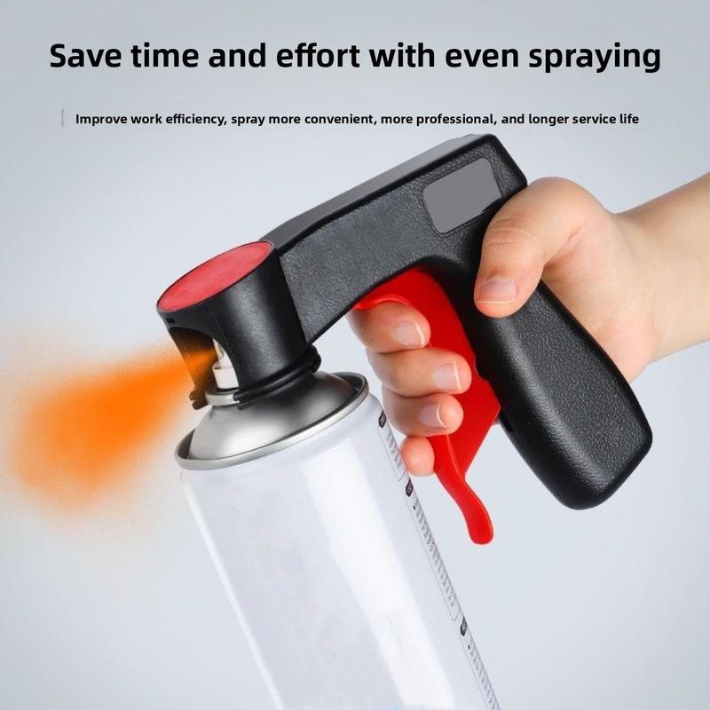 Portable assisted spray gun, universal paint spraying, renovation and color change, handle tool, spray film, spray can, spray nozzle, self-spraying paint