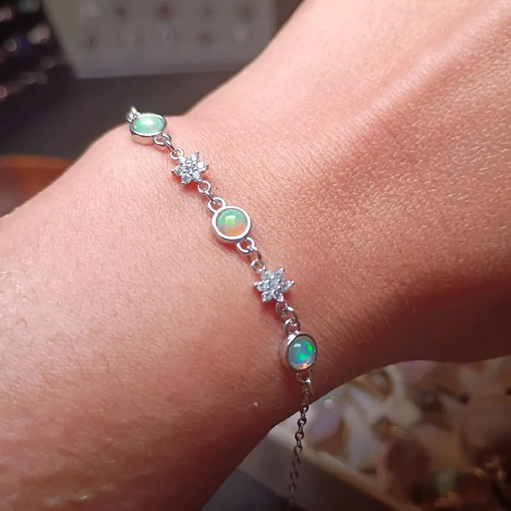 925 Silver Bracelets - Fashion Accessory for Adults, Coquette and Whimsical Designs, Colorful Crystals and Gemstones Bracelet