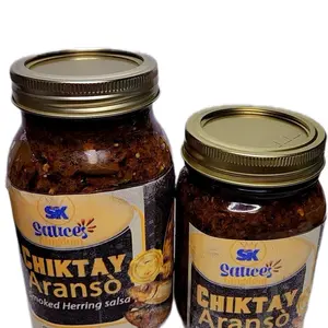 Nana's Chicktay Aransò Smoked Herring Salsa with Onions Garlic Habaneros Carrots Bell Peppers Sea Salt Black Pepper Olive Oil Good with Chips Fried Plantains and More Flavor