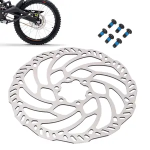 Brake Rotor for Segway X260 X160  Stainless Steel for Surron Light Bee X S Stainless Steel High Hardness Excellent Friction Resistance and Excellent Bending Resistance Clean Electric Dirt Bike Brake Disc Rotor Rear Motorcycle