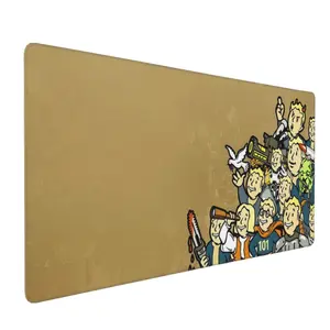 Fallout Desk Mat, Large Mouse Pad Extended Gaming Mouse Pad Mat with Base Stitched Edges Mousepad for Computer, Office, Keyboard and Laptop