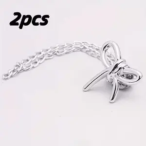 Women's Adjustable Cuff Clips, Butterfly and Heart Pattern Shirt, Dress, Pants Cuffs/pant Legs Shortener, No Sewing Required, Fashion Accessory