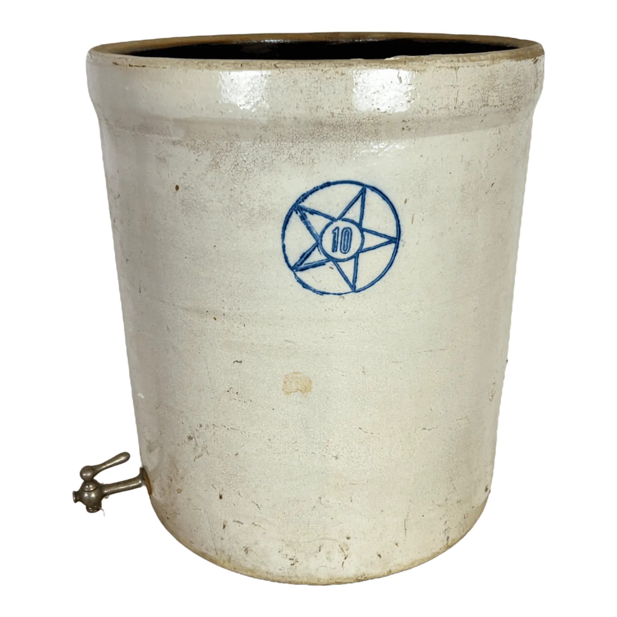 Large 10 Gallon Stoneware Jug