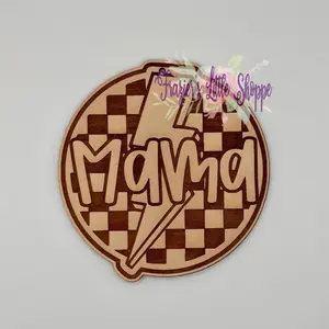 Mama Leather Freshie - Trendy Design with Long Lasting Fragrance for Cars & Offices, Custom Scent Options, Refillable for Extended Use