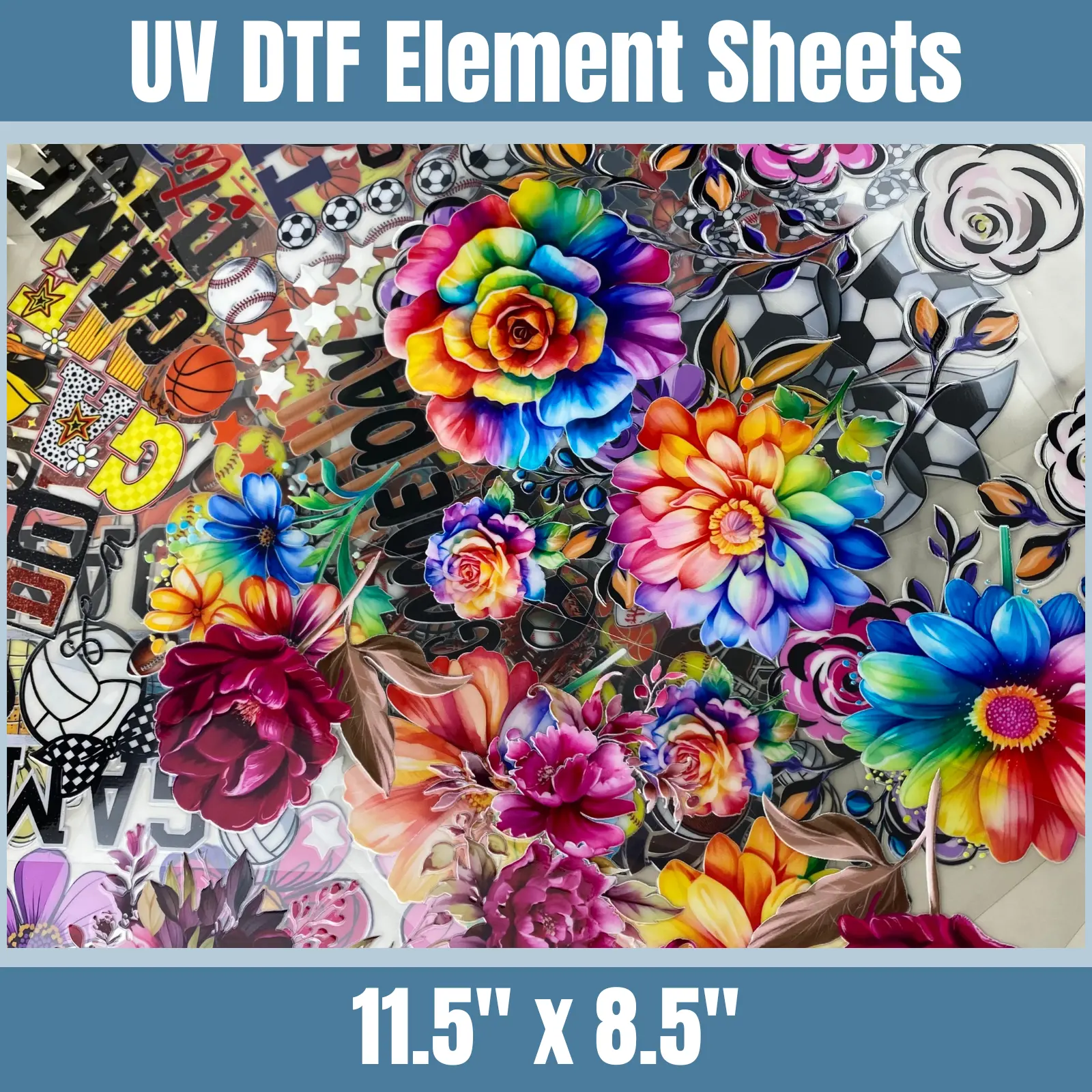 UV DTF Element Sheets, Cut Peel and Stick on any size Tumbler, UV DTF Stickers UV DTF Element Sheets, Cut Peel and Stick on any size Tumbler, UV DTF Stickers