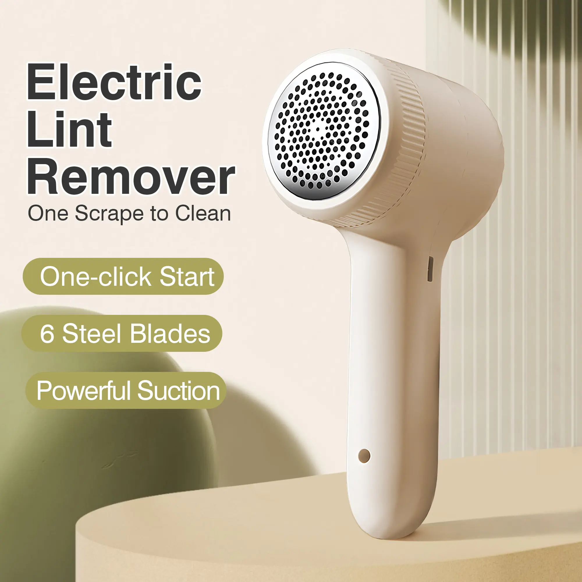 1 Count Rechargeable Fabric Shaver, Sweater Defuzzer Lints Fuzzs Pills Pilling Trimmer, Efficient and Versatile for Clothes and Furniture