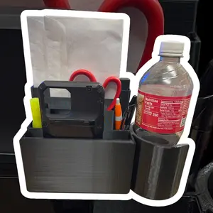 Organizer & Cup Holder for USPS Mail Carrier/LLV, All In One Detachable