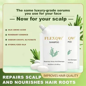 Rosemary Amino Acid Shampoo (Unisex) - Cleanses Loose Scalp Dirt, Strengthens Hair, Moisturizes & Conditions Dry/ Damaged Hair, Haircare, Large Capacity Refill Moisture