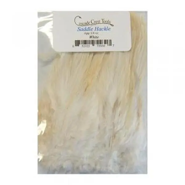 Cascade Peak Tools Saddle Hackle, Double Stitched Marabou Feathers, Strung Feathers, Finest Marabou Available for Equestrian Activities