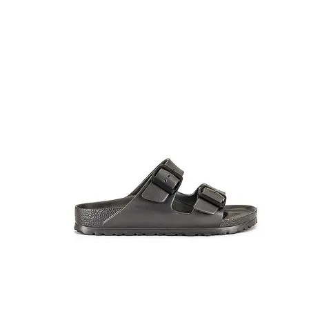 Women's BIRKENSTOCK Arizona Buckle Sandals - Water-Proof EVA Shoes for Women, Narrow Fit, Anatomically Shaped Footbed, Comfort Design, Metallic Anthracite