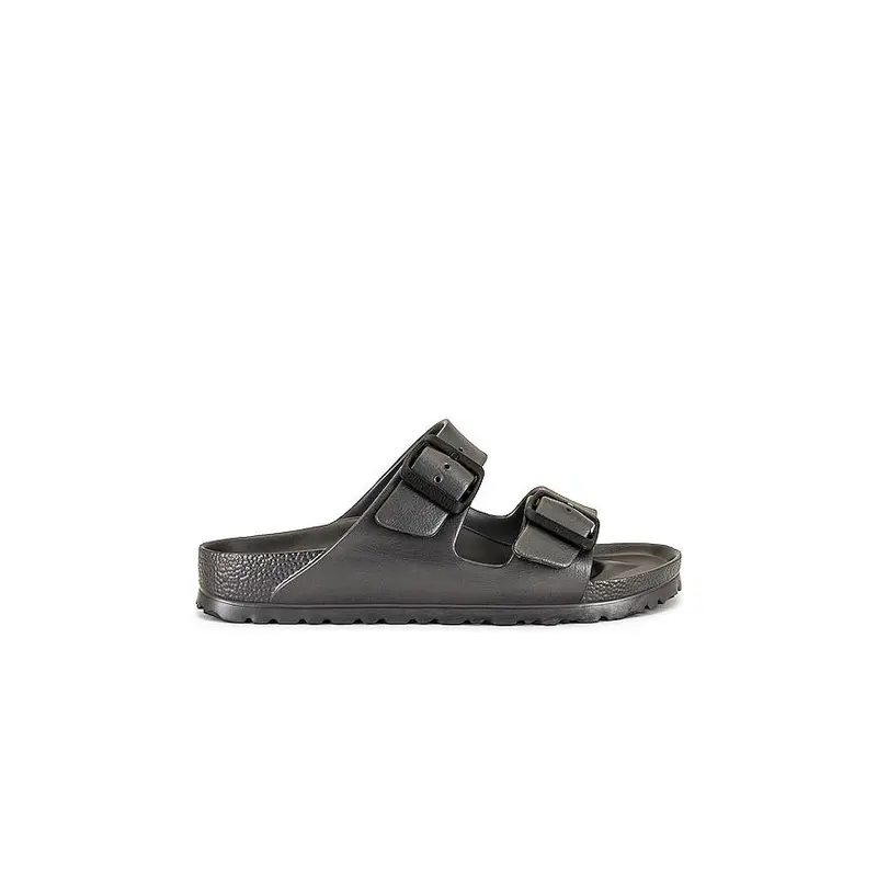 Women's BIRKENSTOCK Arizona Buckle Sandals - Water-Proof EVA Shoes for Women, Narrow Fit, Anatomically Shaped Footbed, Comfort Design, Metallic Anthracite