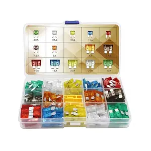 140 Pcs Fuses Automotive Kit - Blade Auto Fuse Assortment, Standard and Mini Car Fuse for Marine, RV, Camper, Boat, Truck (5A 7.5A 10A 15A 20A 25A 30 AMP/ATC/ATO)