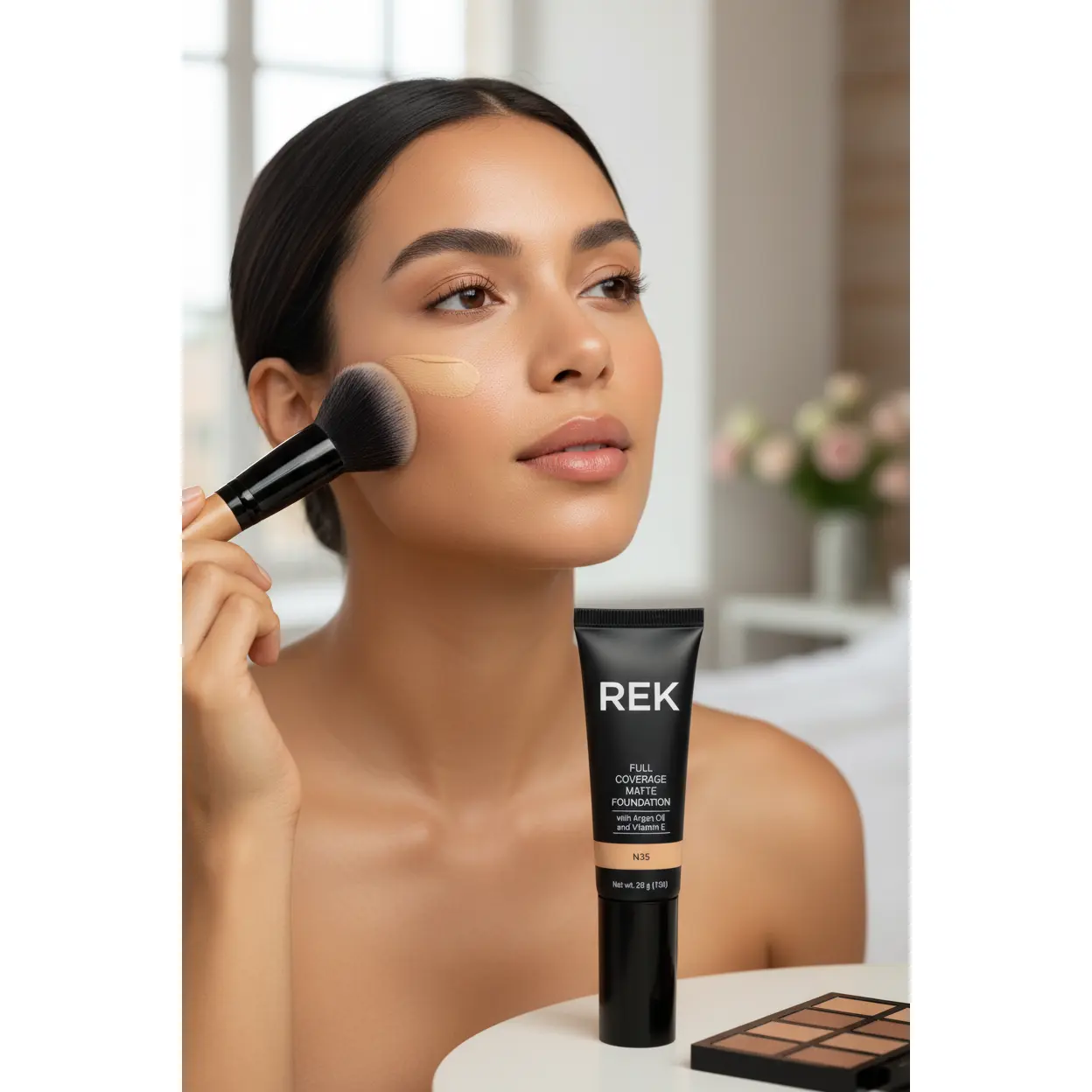 Full Coverage Matte Foundation – Long-Wear Finish