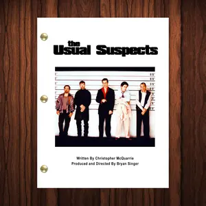 The Usual Suspects Movie Script Reprint Full Screenplay Full Script