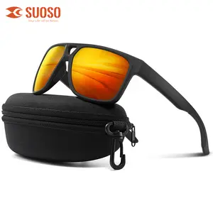 【FISHING ANTI-GLARE】Occhsouo Polarized Sports Sunglassesfor Men: UV400 Protection Sun Glassesfor Women Lightweight Sunglasses forFishing Running TR9O dealsforyoudays